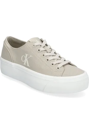 Calvin Klein Vulc Flatform Low Cv Mg Matalavartiset Sneakerit Tennarit Beige