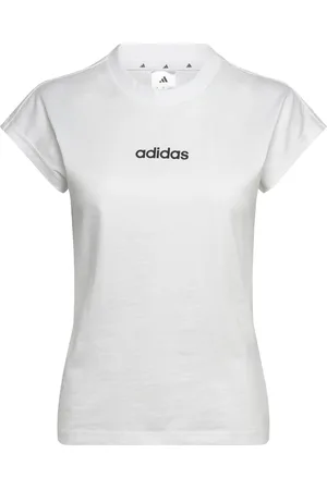 adidas W Lin Sj T Sport Sport Clothing Sports Tops & T-shirts Sport T-shirts White