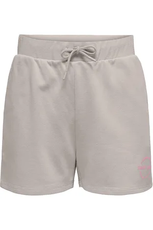 ONLY Onppica Hw Swt Shorts Sport Women Sport Clothing Sport Shorts Sport Sweat Shorts Grey