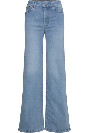 Lois Palazzo Angel Cloudy Bottoms Jeans Wide Blue