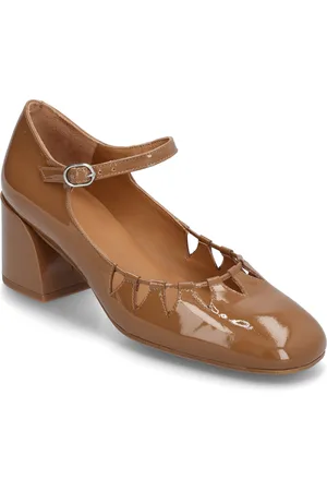 Billi Bi Pumps Shoes Mary Jane Shoe Brown