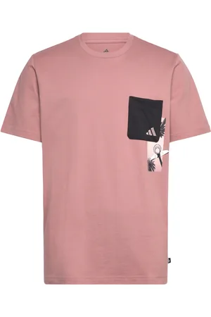 adidas M T Lens Pkt T Sport Men Sports Clothes Sport Tops Sport T-shirts Pink