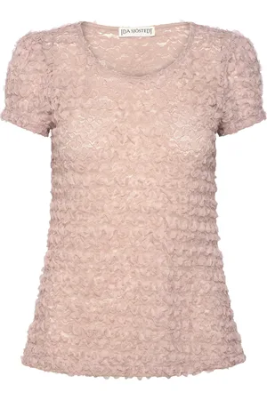 Ida Sjöstedt 242 Emile Top Designers Blouses Short-sleeved Pink