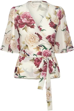 Ida Sjöstedt 358 Harper Blouse Tops Blouses Short-sleeved Cream