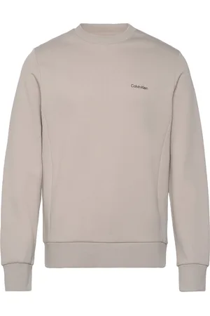 Calvin Klein Micro Logo Repreve Sweatshirt Tops Sweat-shirts & Hoodies Sweat-shirts Grey