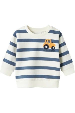 NAME IT Nbmbevo Ls Sweat Unb Tops Sweat-shirts & Hoodies Sweat-shirts Blue