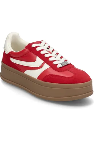 Steve Madden Off-Track Sneakers Matalavartiset Sneakerit Tennarit Red