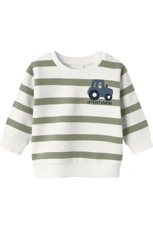 NAME IT Nbmbevo Ls Sweat Unb Tops Sweat-shirts & Hoodies Sweat-shirts Green