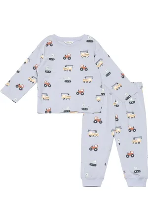 MANGO Printed Pyjamas Pyjamasetti Pyjama Blue