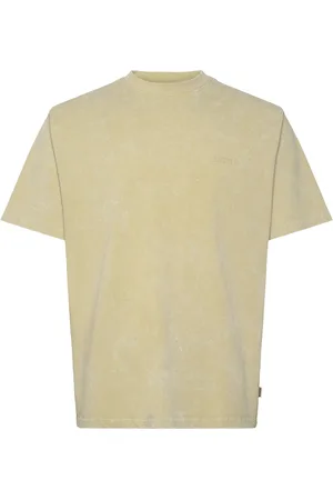 Woodbird Wbbaine Washed Tee Tops T-shirts Short-sleeved Beige