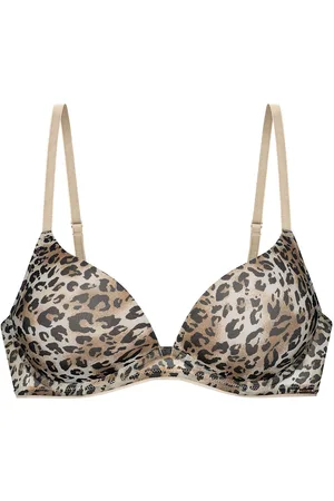 Dorina Eudora Plunge Lingerie Bras & Tops Push Up Bras Beige