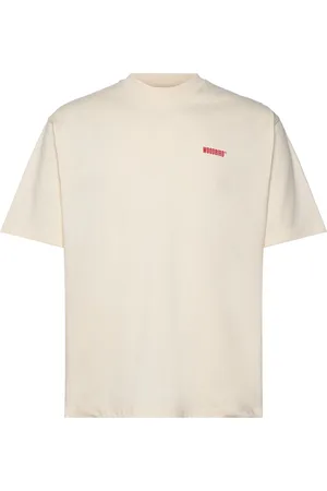 Woodbird Wbbaine Dude Tee Tops T-shirts Short-sleeved Cream