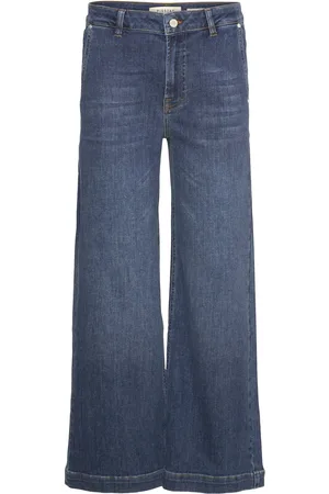 Pieszak Pd-Gilly French Jeans Wash Washington Bottoms Jeans Wide Blue