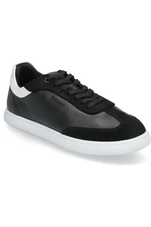 Calvin Klein Cupsole Lace Up - Lth Sue Mix Matalavartiset Sneakerit Tennarit Black