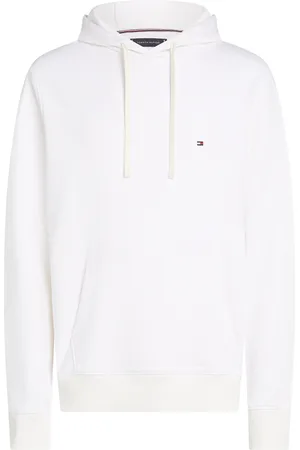 Tommy Hilfiger Essential Terry Hoody Tops Sweat-shirts & Hoodies Hoodies White