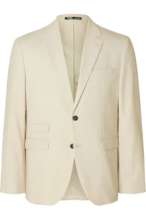 SELECTED Slhslim-Neil Blz B Suits & Blazers Blazers Single Breasted Blazers Beige