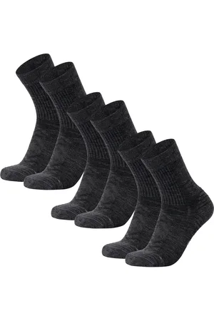 DANISH ENDURANCE Hiking Light Socks 3-Pack Sport Sport Clothing Sport Socks Grey
