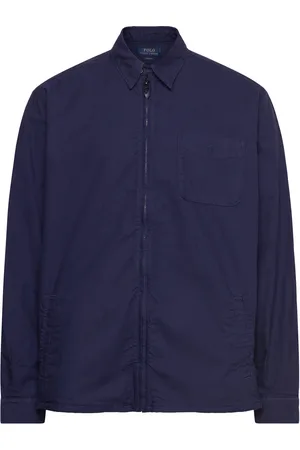 Ralph Lauren Oxford Overshirt Tops Overshirts Navy