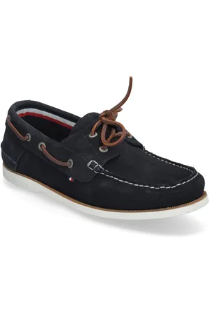 Tommy Hilfiger Th Boat Shoe Core Suede Purjehduskengät Kengät Navy
