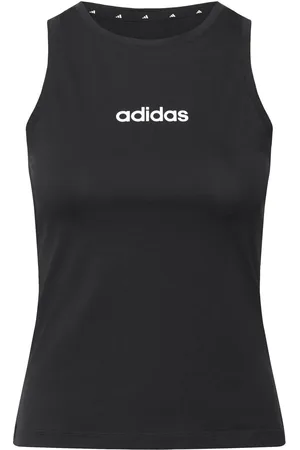 adidas W Lin Sj Tk Sport Women Sport Clothing Sports Tops & T-shirts Sport Tank Tops Black
