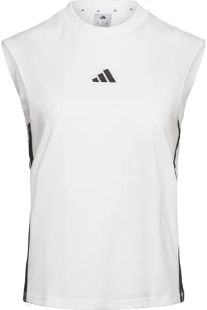 adidas W 3S Sj Tk Sport Women Sport Clothing Sports Tops & T-shirts Sport Tank Tops White
