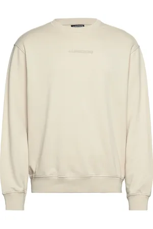 J Lindeberg Callan Crew Neck Tops Sweat-shirts & Hoodies Sweat-shirts Cream