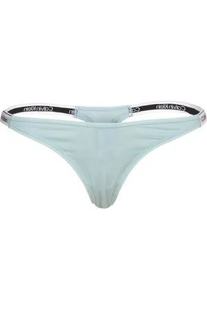 Calvin Klein Dipped String Thong Stringit Alusvaatteet Blue