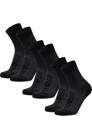 DANISH ENDURANCE Hiking Light Socks 3-Pack Sport Sport Clothing Sport Socks Black