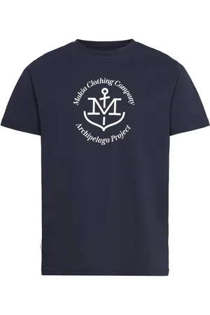 Makia A-Project T-Shirt Tops T-shirts Short-sleeved Navy