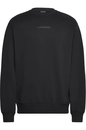 J Lindeberg Callan Crew Neck Tops Sweat-shirts & Hoodies Sweat-shirts Black