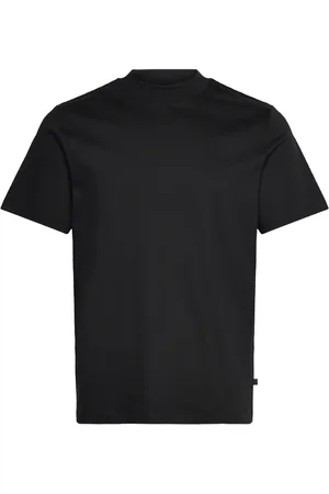 J Lindeberg Ace Mock Neck T-Shirt Tops T-shirts Short-sleeved Black