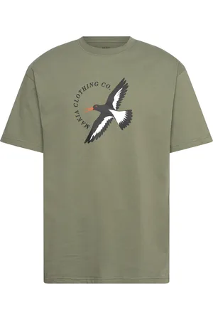 Makia Wader T-Shirt Tops T-shirts Short-sleeved Khaki Green