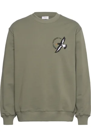 Makia Wader Sweatshirt Tops Sweat-shirts & Hoodies Sweat-shirts Khaki Green
