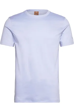 MOS MOSH Gallery Perry Crunch O-Ss Tee Tops T-shirts Short-sleeved Blue