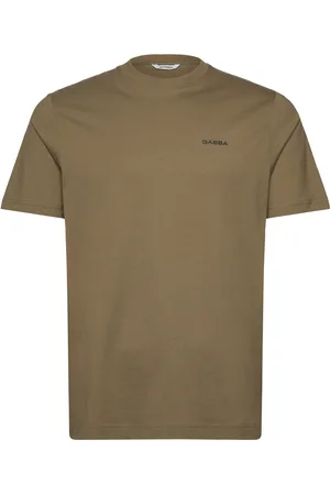 Gabba Dune Logo Ss Gots Tops T-shirts Short-sleeved Khaki Green