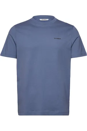 Gabba Dune Logo Ss Gots Tops T-shirts Short-sleeved Blue