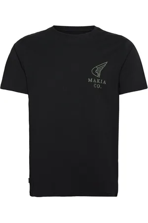 Makia Airborne T-Shirt Tops T-shirts Short-sleeved Black