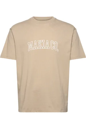 Makia Nord T-Shirt Tops T-shirts Short-sleeved Beige