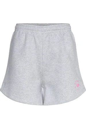 7 DAYS ACTIVE Organic Barb Shorts Sport Women Sport Clothing Sport Shorts Sport Sweat Shorts Grey