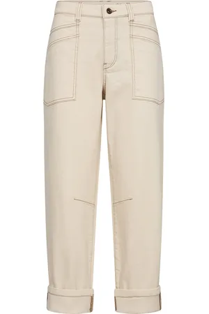 Mos Mosh Mmsagai Clay Pant Bottoms Trousers Straight Leg Beige