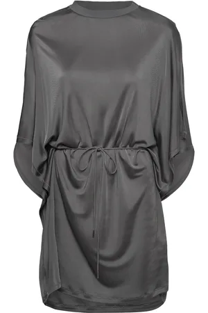 Rodebjer Block Shiny Designers Short Dress Grey