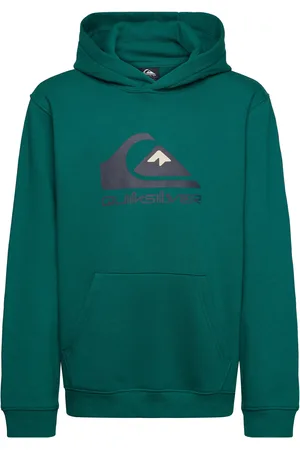 Quiksilver Big Logo Hoodie Youth Tops Sweat-shirts & Hoodies Hoodies Green