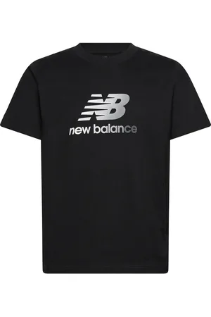 New Balance Sport Essentials Gradient Logo T-Shirt Sport Men Sports Clothes Sport Tops Sport T-shirts Black