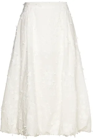 Munthe Fiamma Skirts Knee-length & Midi Skirts White