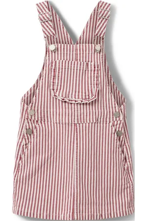 Sofie Schnoor Baby and Kids Larinsk Overalls Dresses & Skirts Dresses Dungaree Dress Red