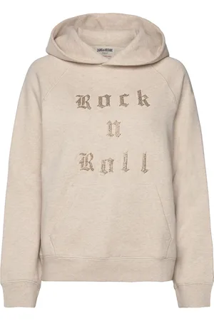 Zadig & Voltaire Georgy Mo Rock N Roll Emb Designers Sweat-shirts & Hoodies Hoodies Beige