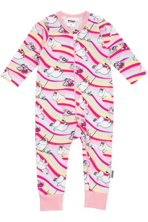 Mumin Kana Pyjamas Pyjama Sie Jumpsuit Haalari Pink
