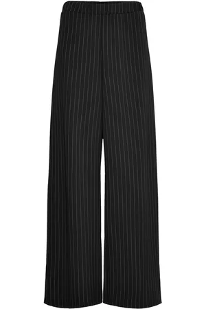 French Connection Regina Jersey Wide Leg Trouser Bottoms Trousers Wide Leg Black