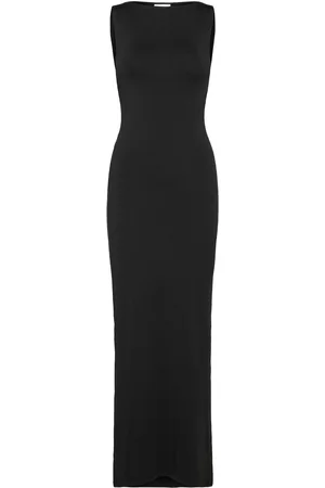 Weekday Annie Boatneck Dress Maksimekko Juhlamekko Black