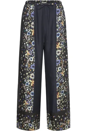 Munthe Fabert Bottoms Trousers Wide Leg Multi/patterned